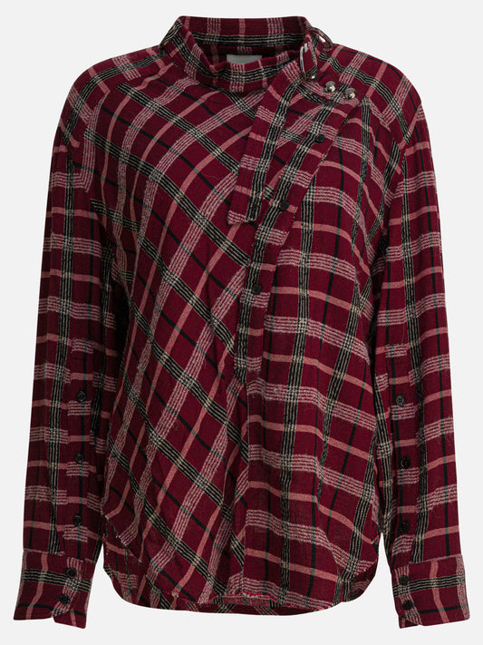 Blouses Check  Red - Isabel Marant Women | PDP | VIETTI Online Store 
