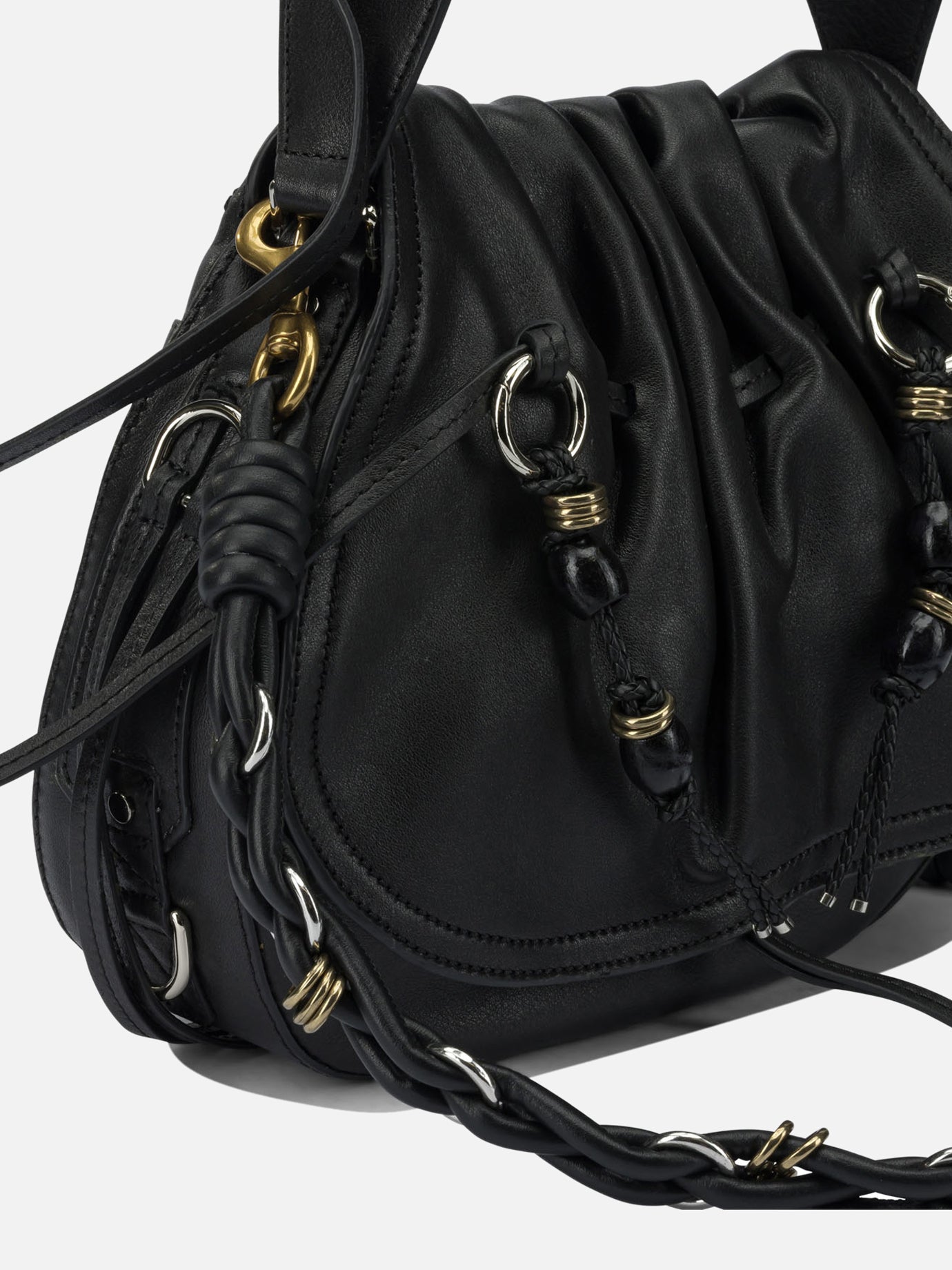 Small bags Solid colour  Black - Isabel Marant Women | PDP | VIETTI Online Store | thumbnail_4