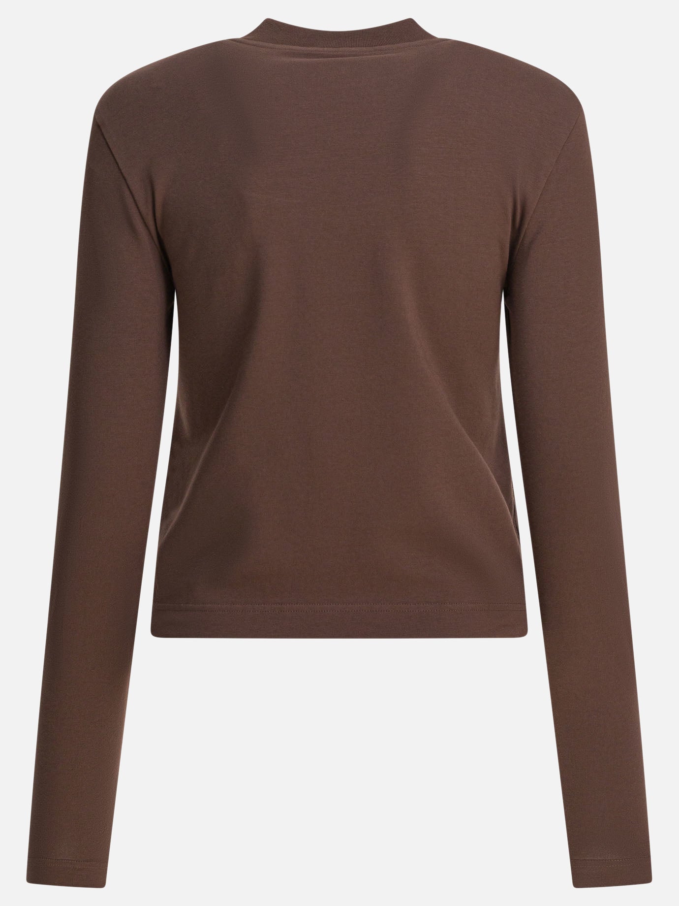 Crewneck t-shirts Logo  Brown - Jacquemus Women | PDP | VIETTI Online Store | Zoom-Modal_2
