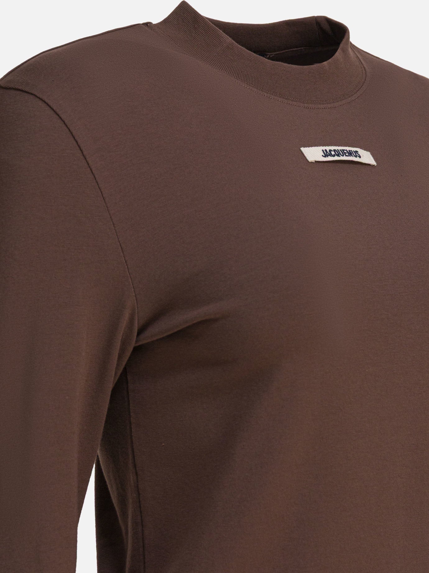 Crewneck t-shirts Logo  Brown - Jacquemus Women | PDP | VIETTI Online Store | Zoom-Modal_4
