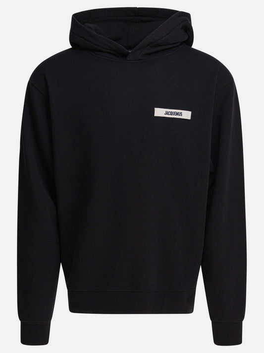 Hoodies Logo  Black - Jacquemus Men | PLP | VIETTI Online Store 
