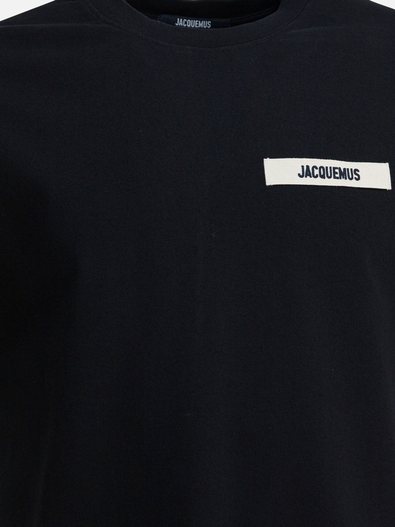Crewneck t-shirts Logo  Black - Jacquemus Men | PDP | VIETTI Online Store | thumbnail_3