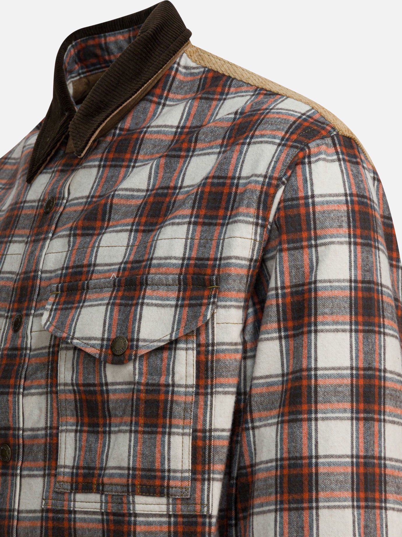 Overshirt jackets Check  Brown - Junya Watanabe MAN Men | PDP | VIETTI Online Store | thumbnail_4