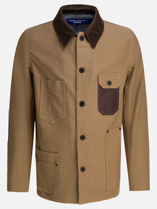 Quilted & Utility Jackets Solid colour  Beige - Junya Watanabe MAN Men | PLP | VIETTI Online Store 
