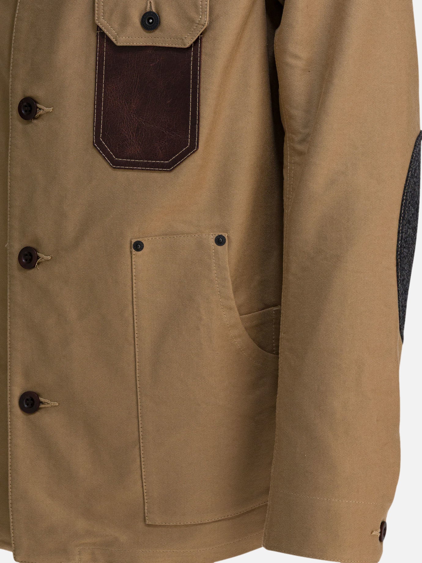 Quilted & Utility Jackets Solid colour  Beige - Junya Watanabe MAN Men | PDP | VIETTI Online Store | Zoom-Modal_4
