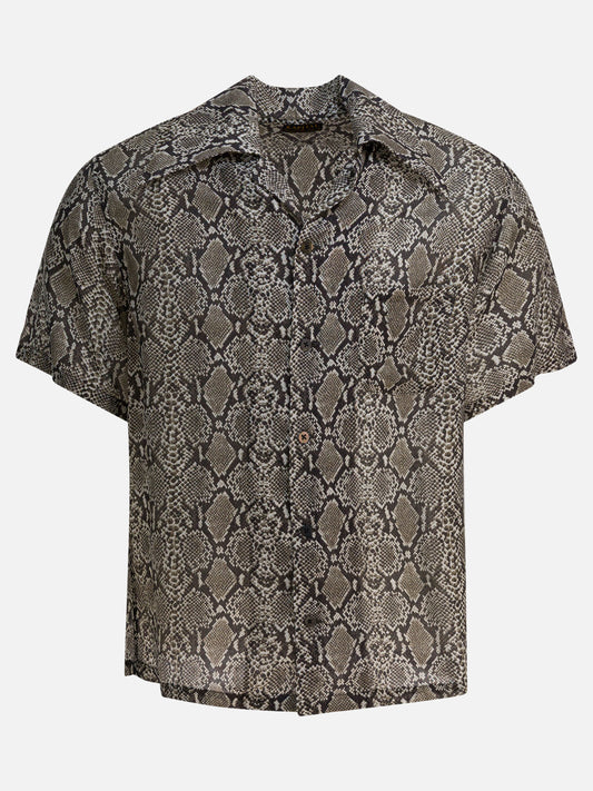 Casual shirts Animal print  Grey - KAPITAL Men | PLP | VIETTI Online Store 
