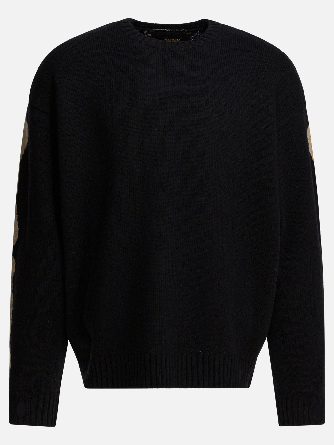 Crewneck sweaters Solid colour  Black - KAPITAL Men | PDP | VIETTI Online Store | thumbnail