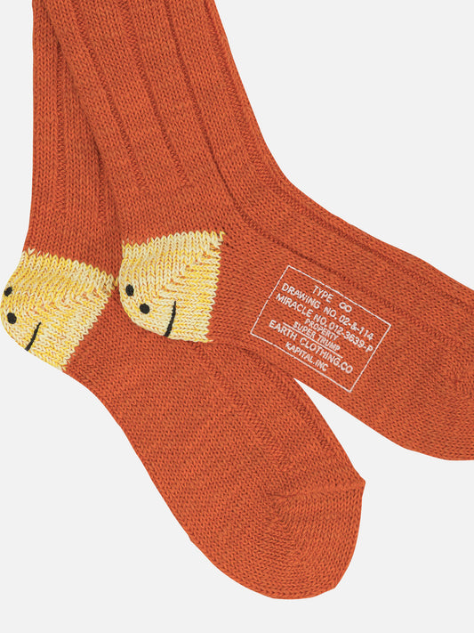 Classic socks Solid colour  Orange - KAPITAL Men | PLP | VIETTI Online Store | 2
