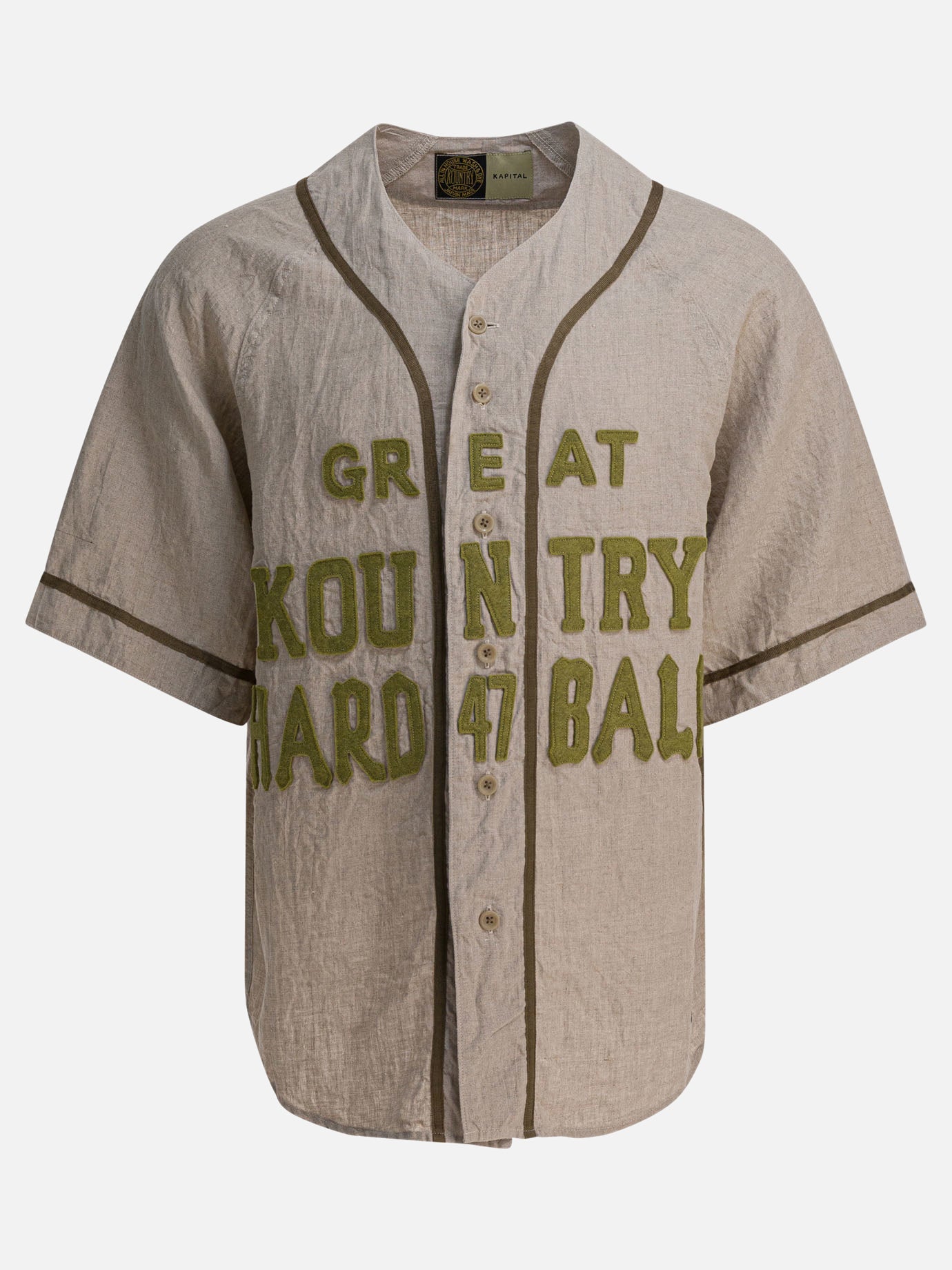 Casual shirts Solid colour  Beige - KAPITAL Men | PDP | VIETTI Online Store | thumbnail