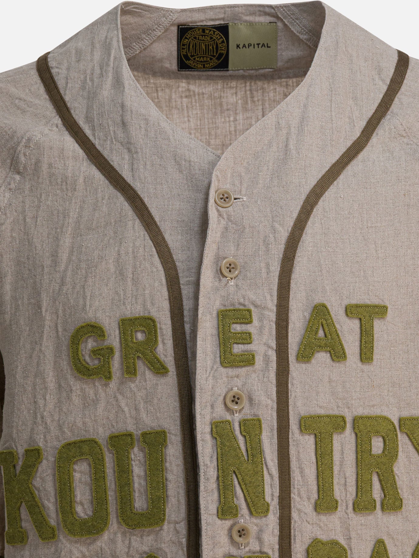 Casual shirts Solid colour  Beige - KAPITAL Men | PDP | VIETTI Online Store | Zoom-Modal_3
