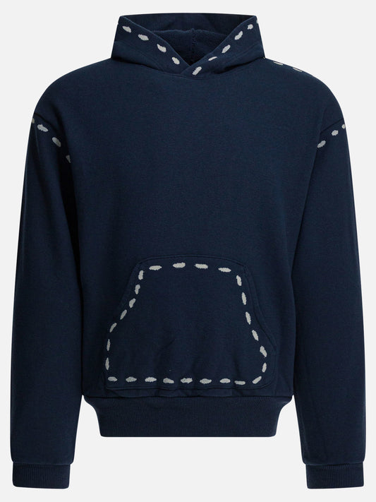 Hoodies Solid colour  Blue - KAPITAL Men | PLP | VIETTI Online Store 
