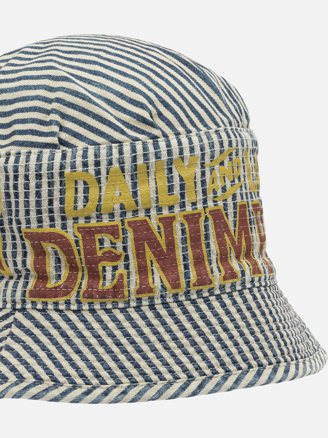 Bucket hats 100% cotton  White - KAPITAL Men | PDP | VIETTI Online Store | Zoom-Modal_4
