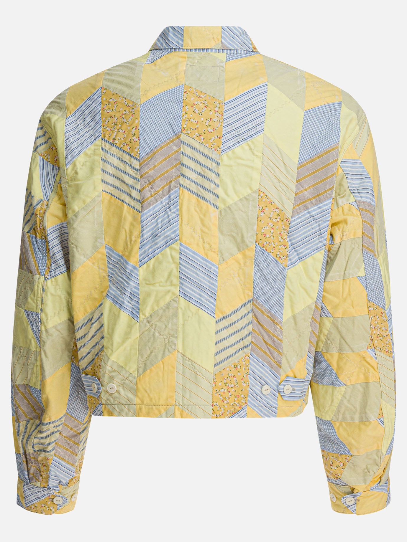 Quilted & Utility Jackets Graphics  Yellow - KAPITAL Men | PDP | VIETTI Online Store | thumbnail_2