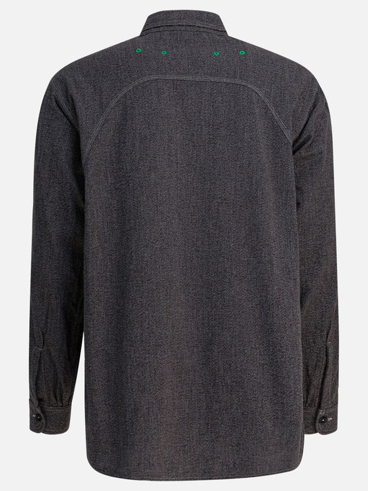 Casual shirts Solid colour  Grey - KAPITAL Men | PLP | VIETTI Online Store | 2

