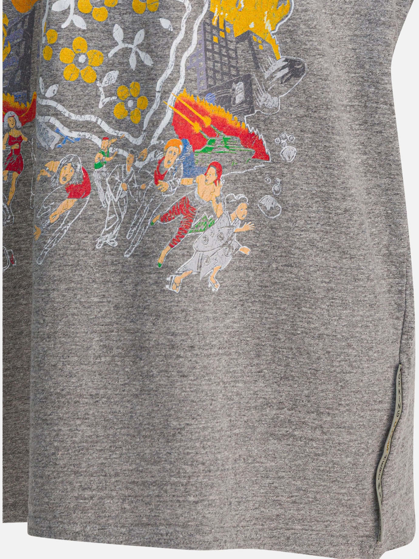 Crewneck t-shirts Print  Grey - KAPITAL Men | PDP | VIETTI Online Store | Zoom-Modal_4
