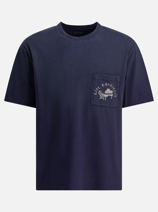 Crewneck t-shirts Print  Blue - KAPITAL Men | PLP | VIETTI Online Store 
