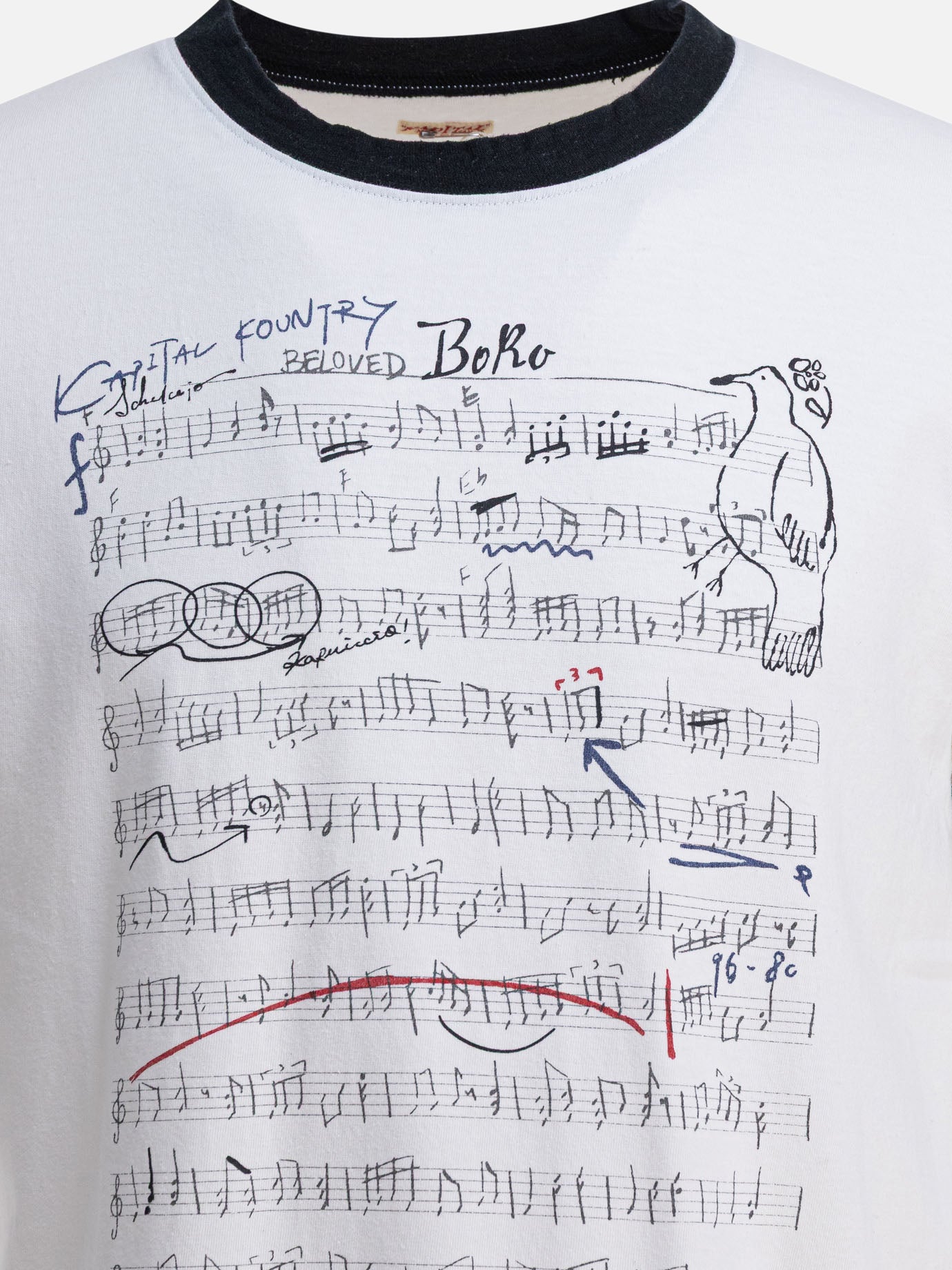 Crewneck t-shirts Print  White - KAPITAL Men | PDP | VIETTI Online Store | thumbnail_3