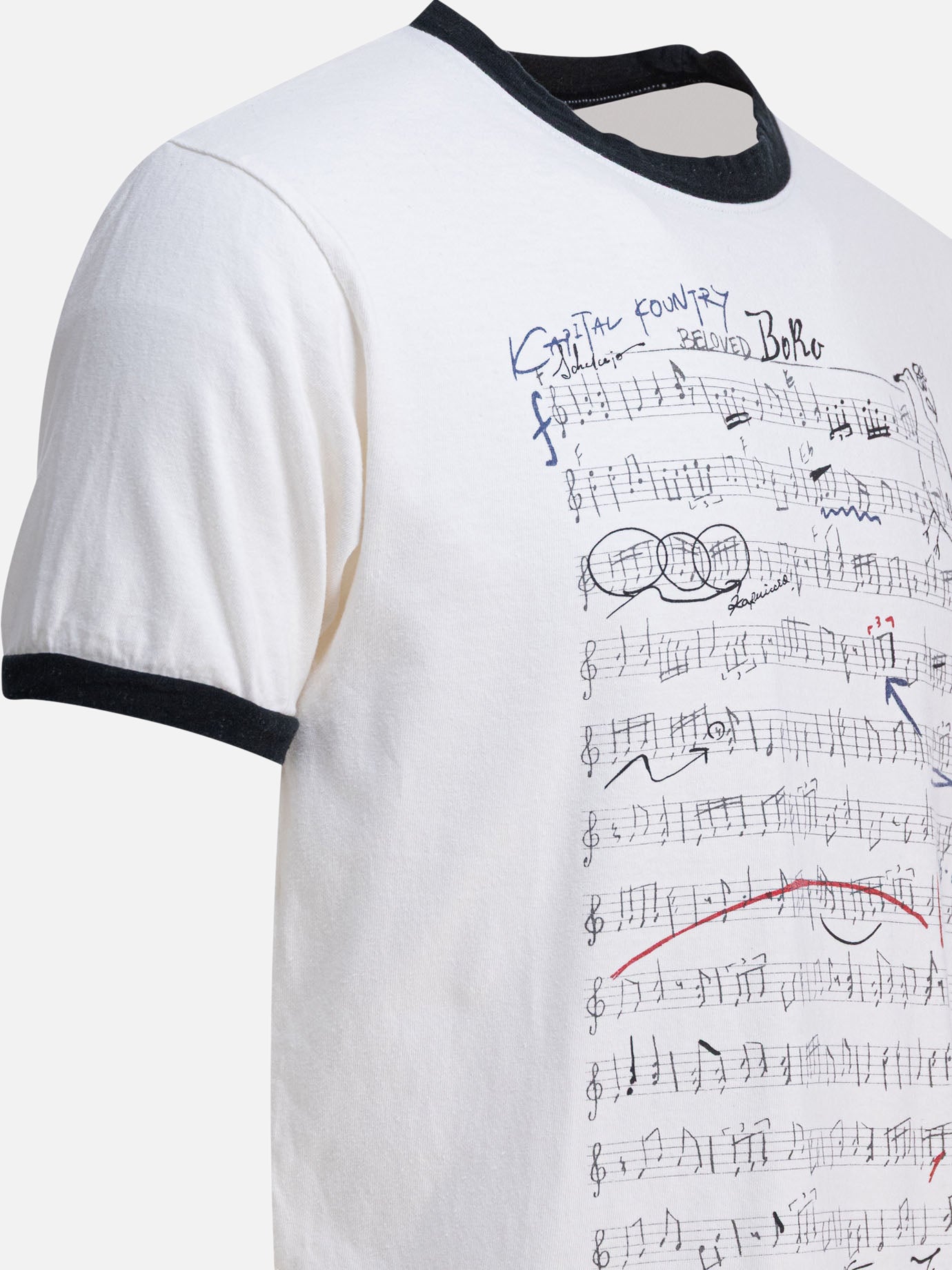 Crewneck t-shirts Print  White - KAPITAL Men | PDP | VIETTI Online Store | Zoom-Modal_4
