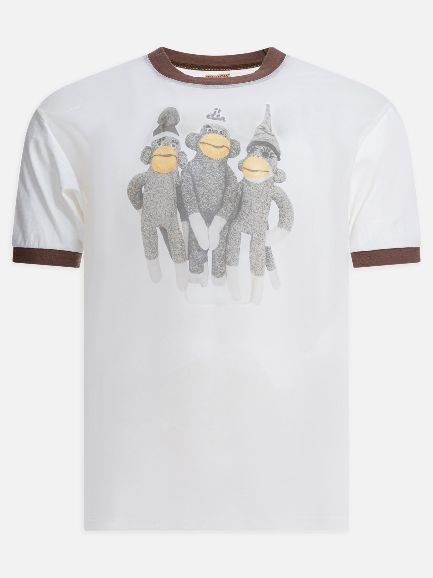 Crewneck t-shirts Graphics  White - KAPITAL Men | PDP | VIETTI Online Store | Zoom-Modal
