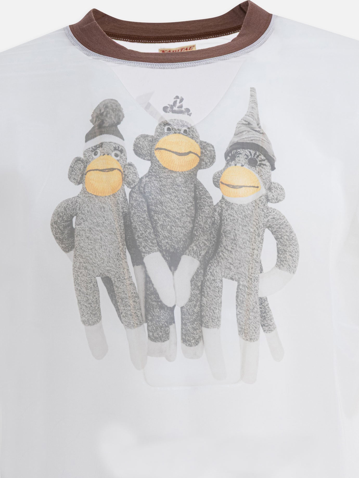 Crewneck t-shirts Graphics  White - KAPITAL Men | PDP | VIETTI Online Store | thumbnail_3