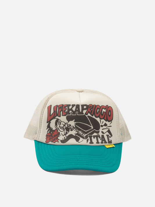 Trucker caps 100% polyester  White - KAPITAL Men | PDP | VIETTI Online Store 
