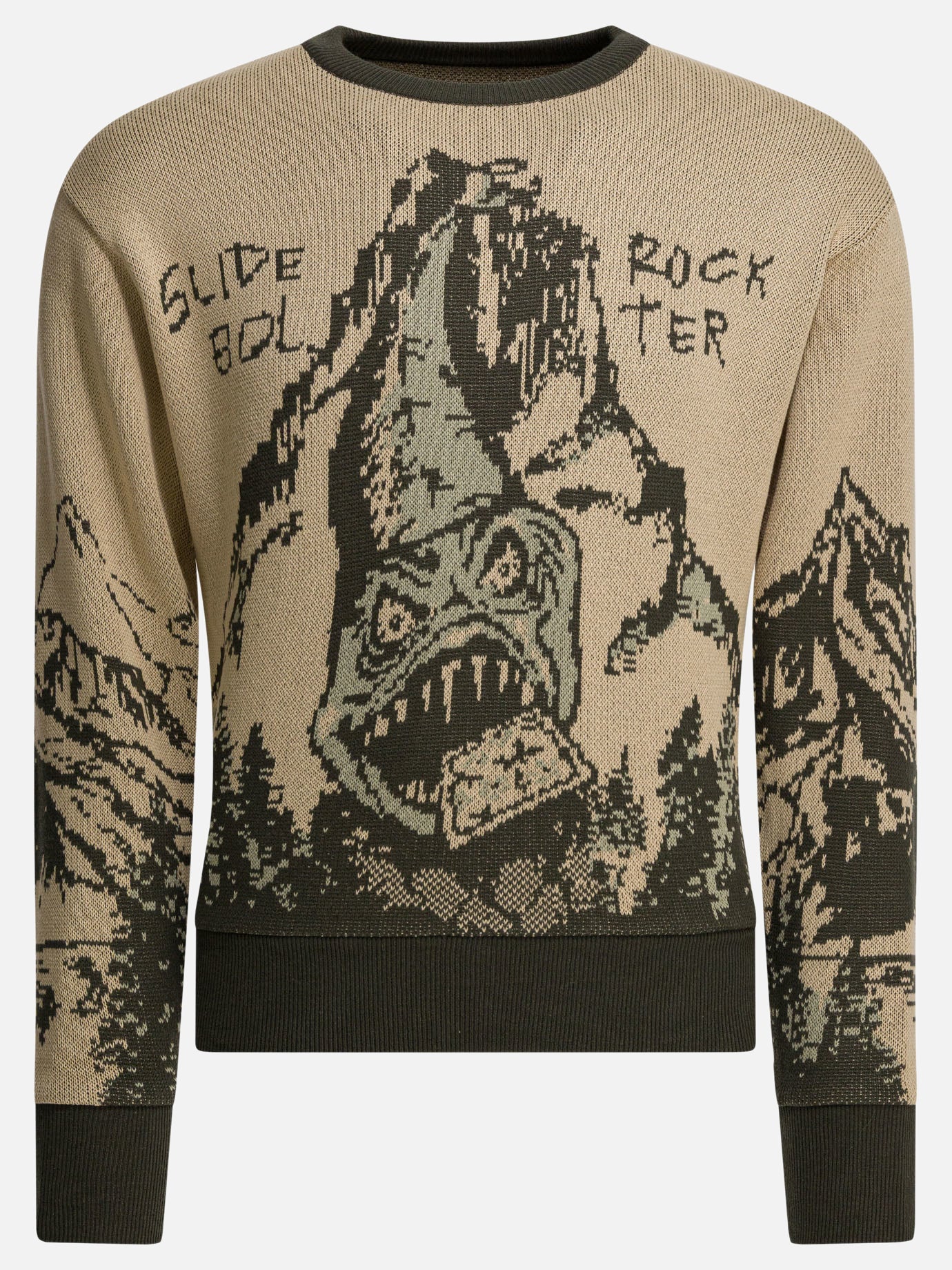 Crewneck sweaters Graphics  Beige - KAPITAL Men | PDP | VIETTI Online Store | Zoom-Modal
