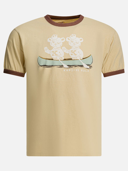 Crewneck t-shirts Graphics  Beige - KAPITAL Men | PLP | VIETTI Online Store 
