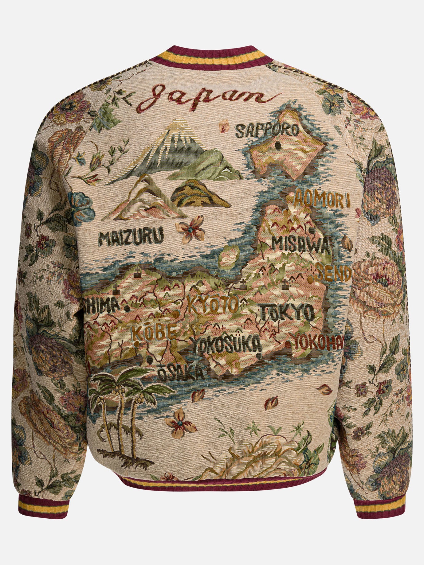 Bomber jackets Floral  Beige - KAPITAL Men | PDP | VIETTI Online Store | thumbnail_2