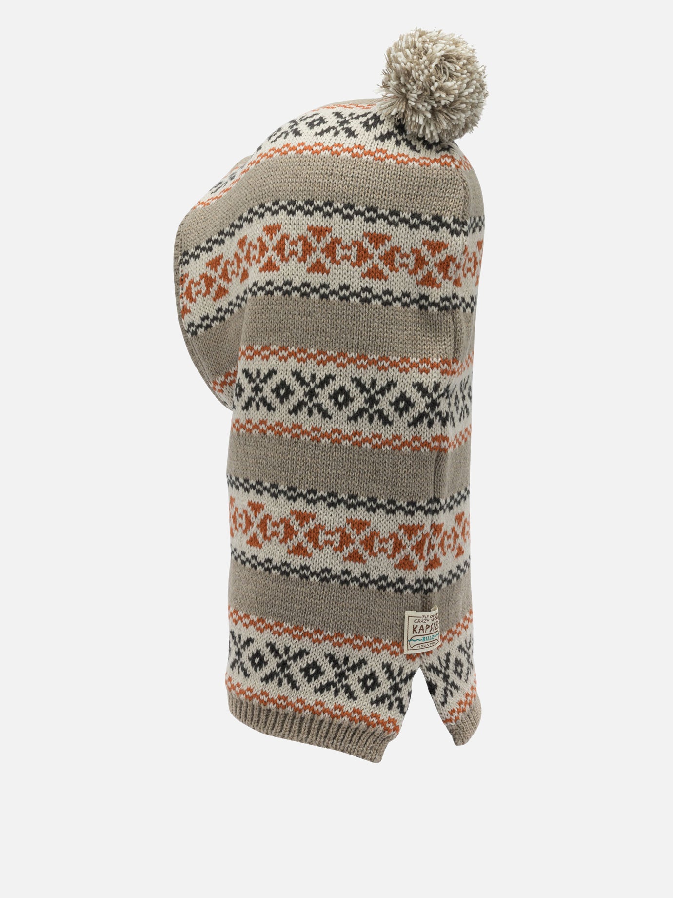 Balaclava 100% wool  Beige - KAPITAL Men | PDP | VIETTI Online Store | Zoom-Modal_3
