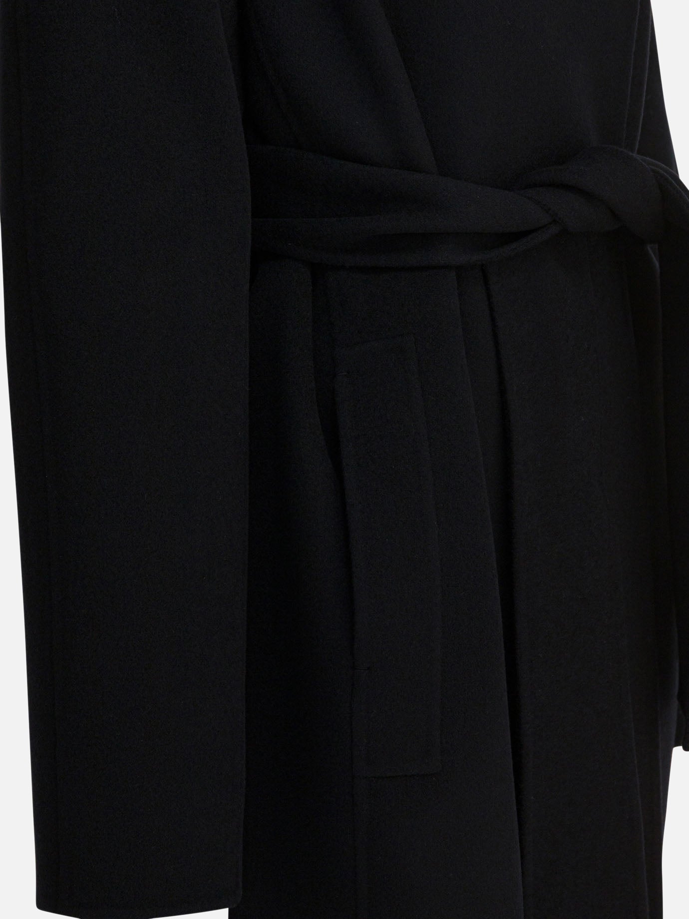 Long coats Solid colour  Black - Khaite Women | PDP | VIETTI Online Store | thumbnail_4