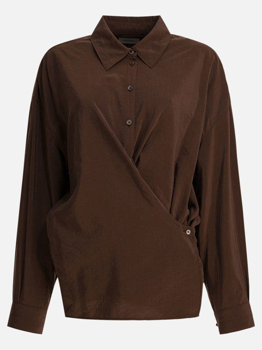 Casual shirts Solid colour  Brown - Lemaire Women | PDP | VIETTI Online Store 
