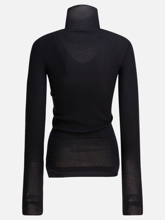 Turtleneck sweaters Solid colour  Black - Lemaire Women | PDP | VIETTI Online Store | 2
