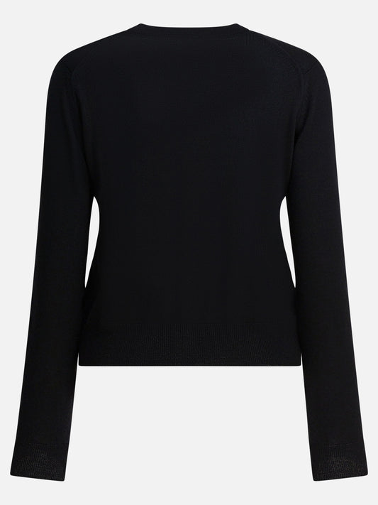 Cardigans Logo  Black - Maison Kitsuné Women | PDP | VIETTI Online Store | 2
