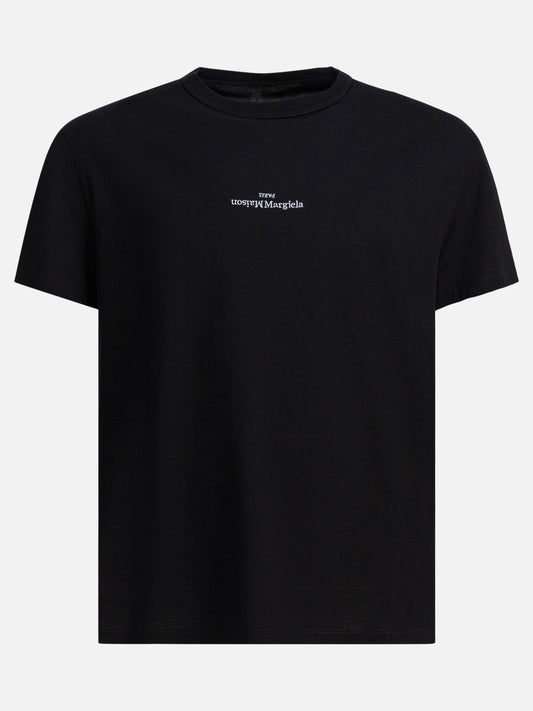 Crewneck t-shirts Logo  Black - Maison Margiela Men | PDP | VIETTI Online Store 
