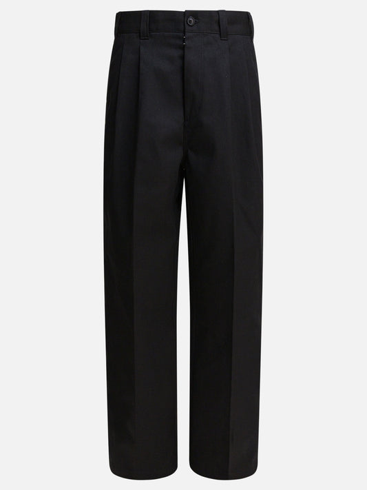 Leisure trousers 60% polyester 40% cotton  Black - Maison Margiela Men | PDP | VIETTI Online Store 
