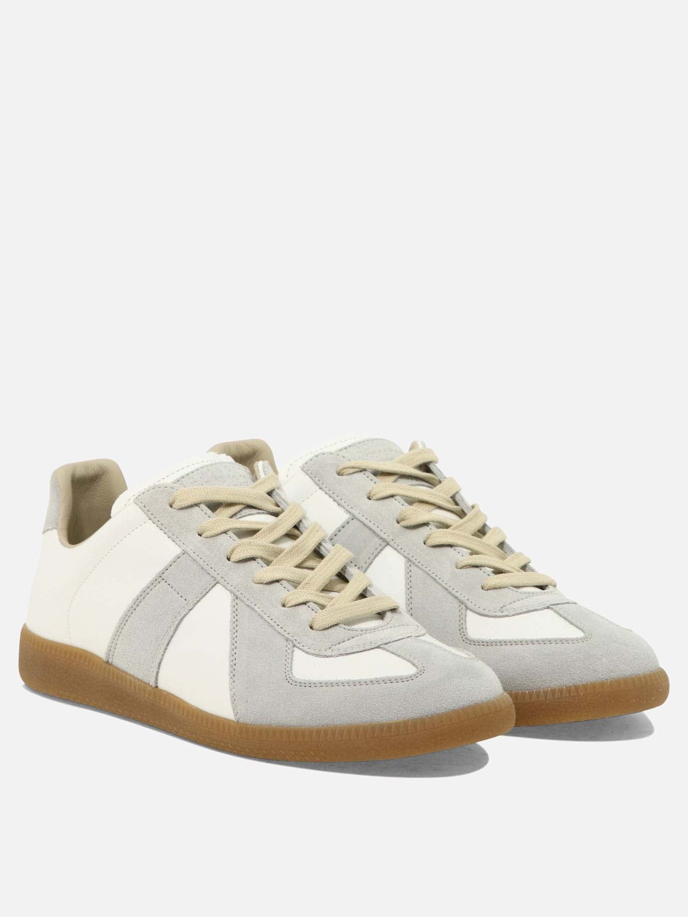 Low top sneakers 100% calf leather - 100% rubber  White - Maison Margiela Men | PDP | VIETTI Online Store | thumbnail_2