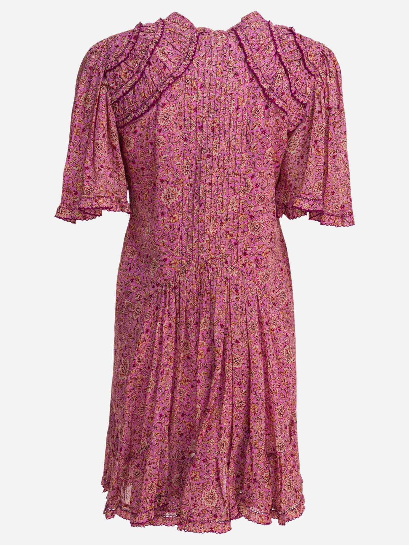 Mini dresses Floral  Pink - Marant Étoile Women | PDP | VIETTI Online Store | thumbnail_2