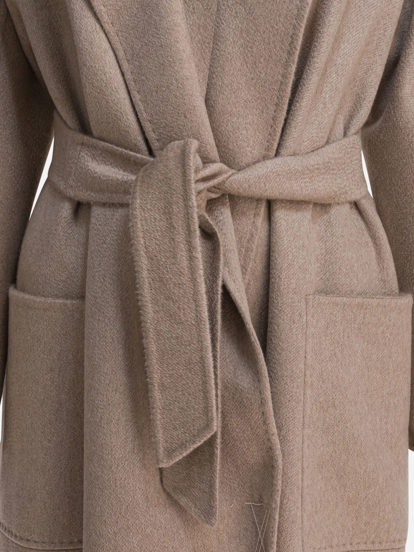 Long coats Solid colour  Beige - Max Mara Women | PDP | VIETTI Online Store | Zoom-Modal_3
