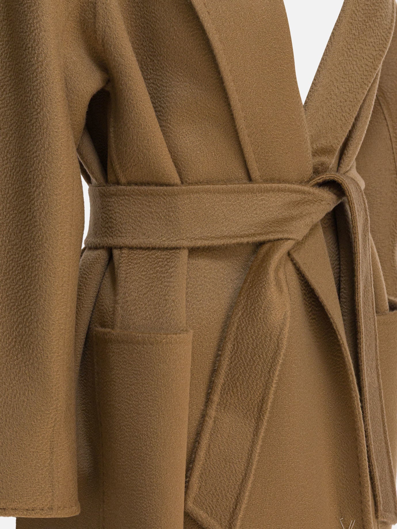 Long coats Solid colour  Brown - Max Mara Women | PDP | VIETTI Online Store | thumbnail_4