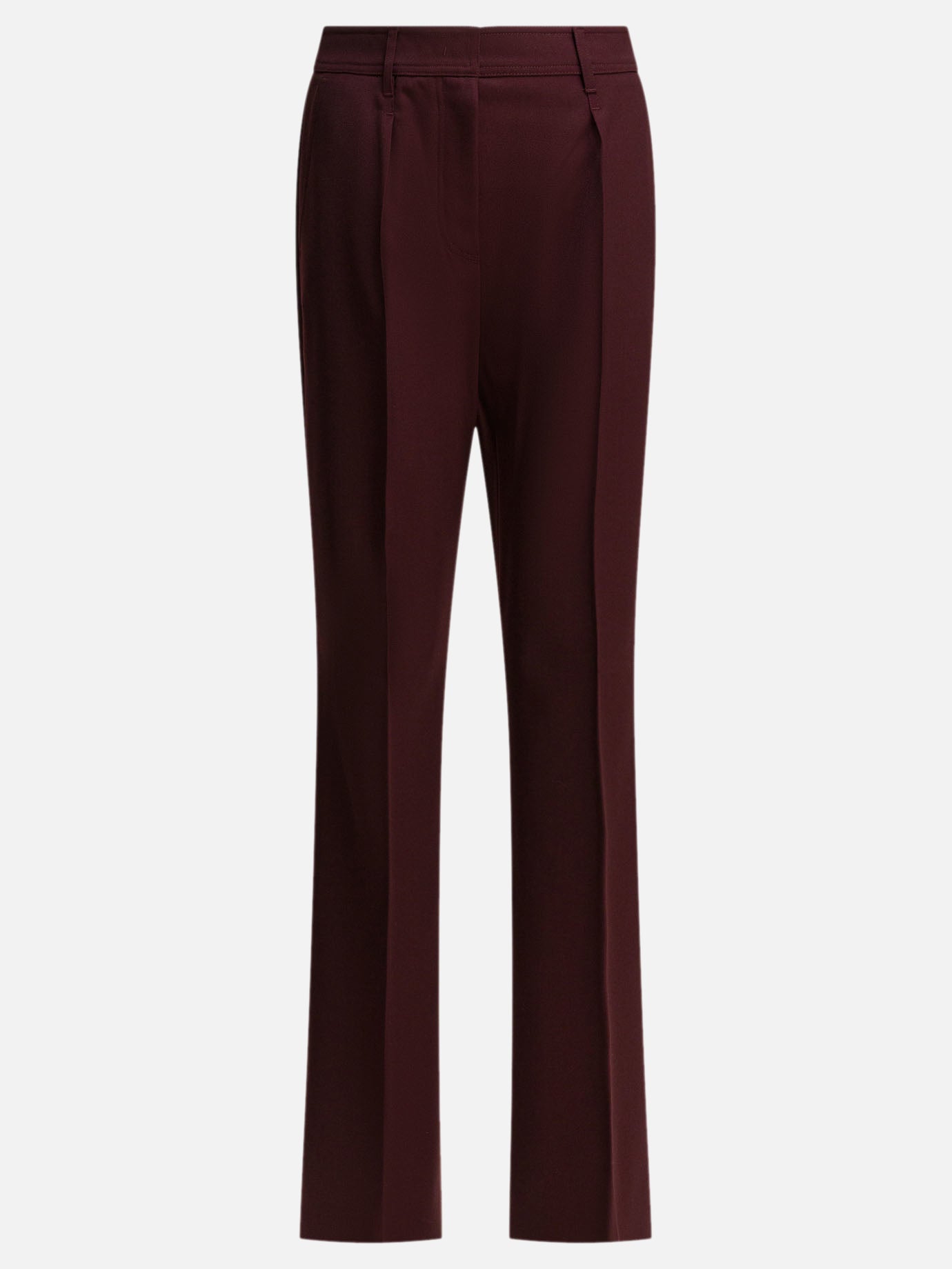 Leisure trousers Solid colour  Red - Max Mara Women | PDP | VIETTI Online Store | thumbnail