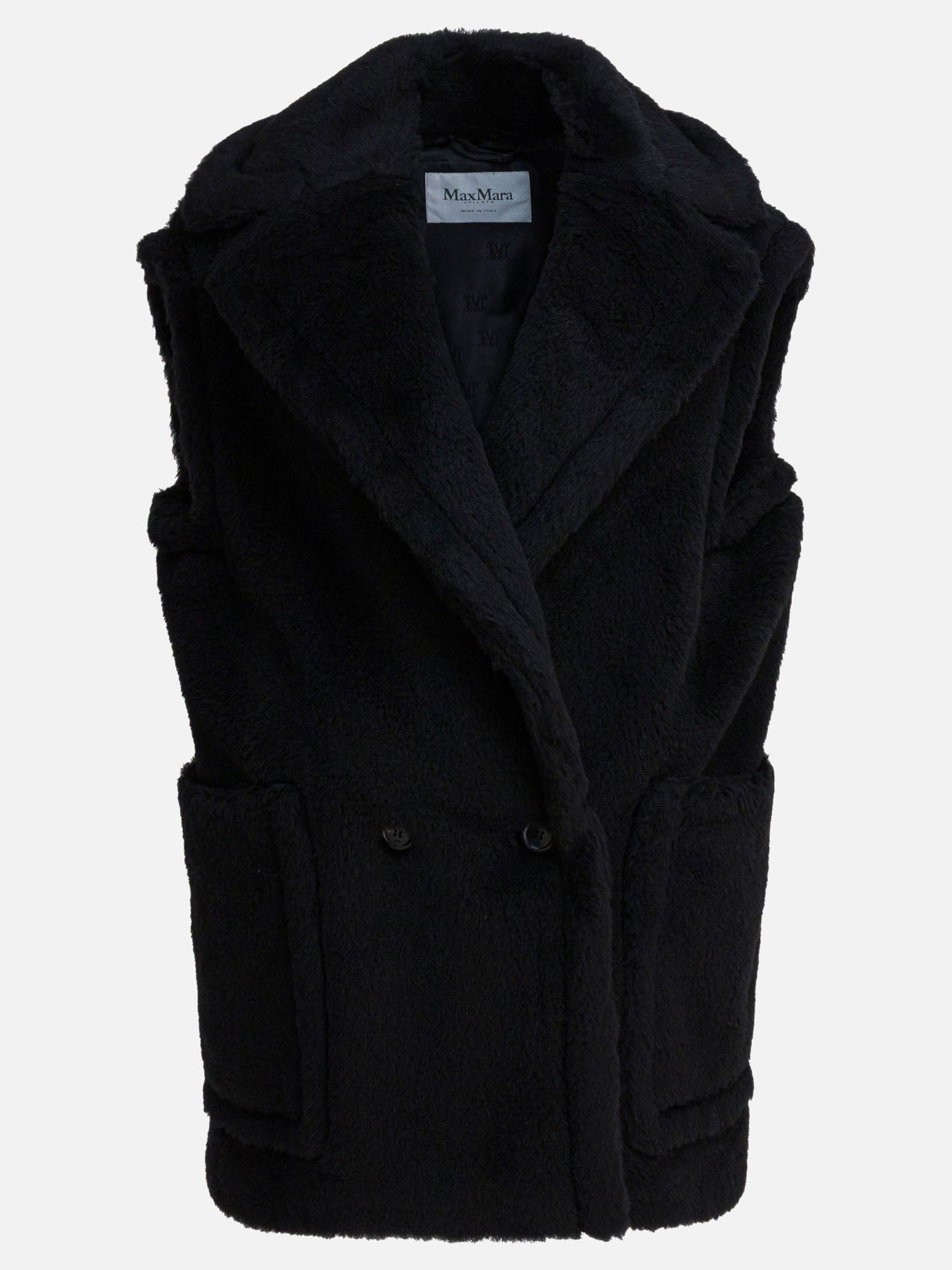Vest jackets Solid colour  Black - Max Mara Women | PDP | VIETTI Online Store | thumbnail