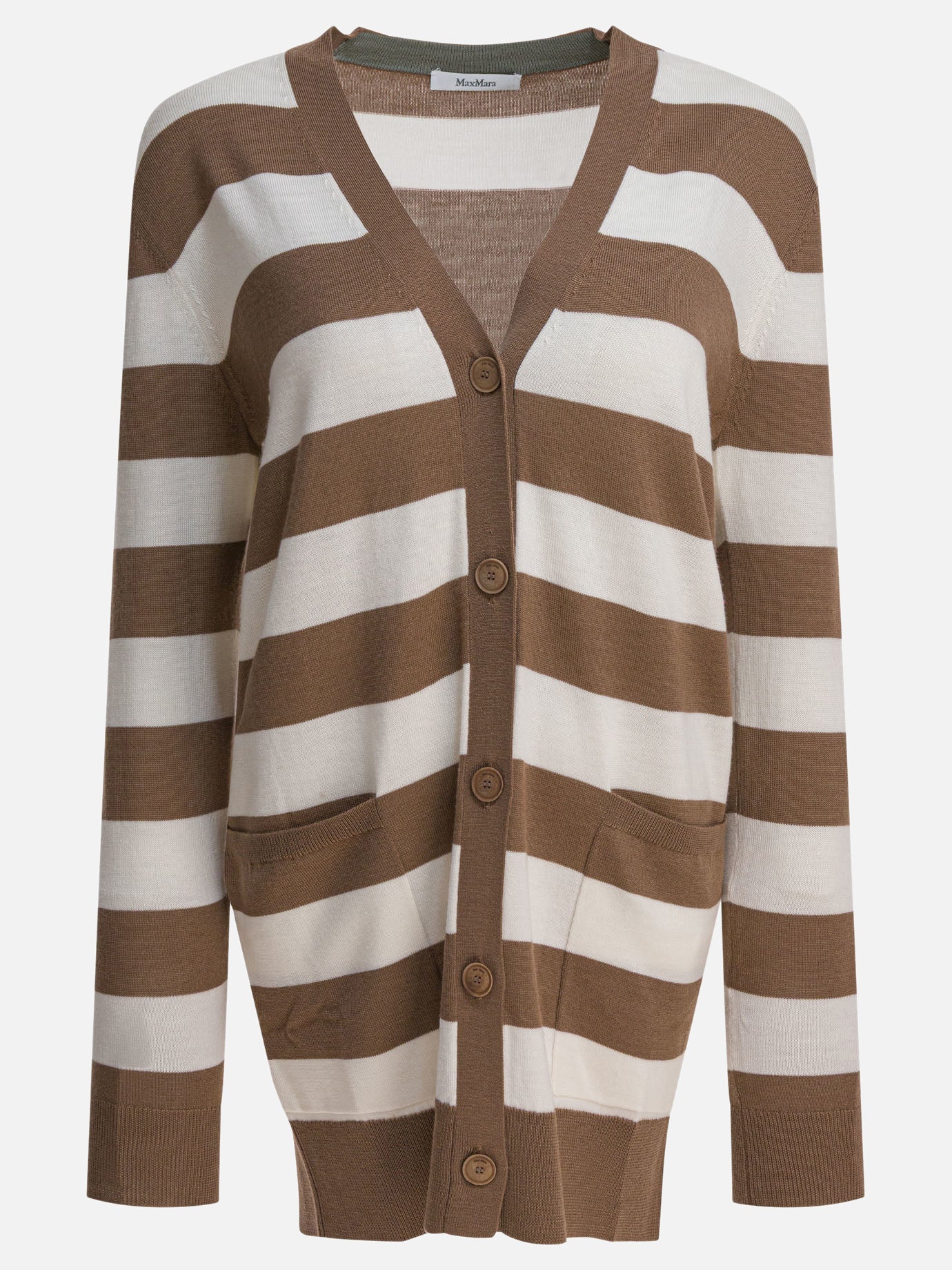 Cardigans Striped  Brown - Max Mara Women | PDP | VIETTI Online Store | thumbnail