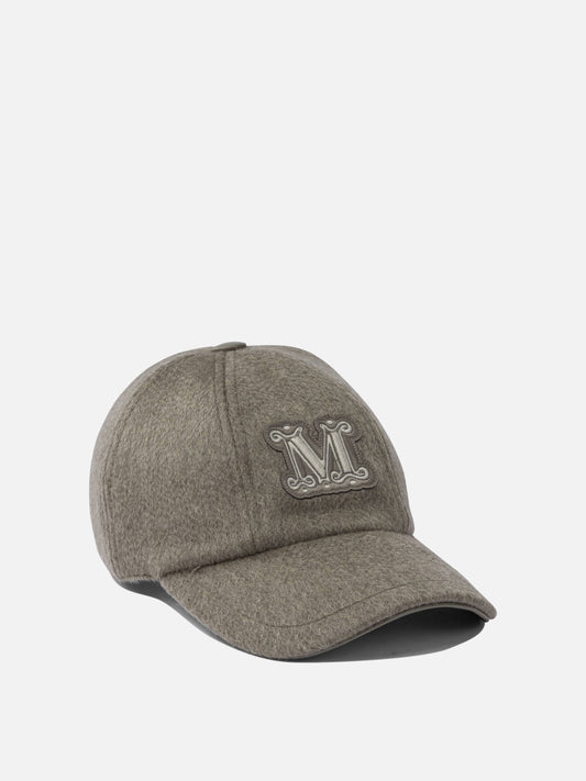 Trucker caps 100% cashmere  Grey - Max Mara Women | PLP | VIETTI Online Store | 2
