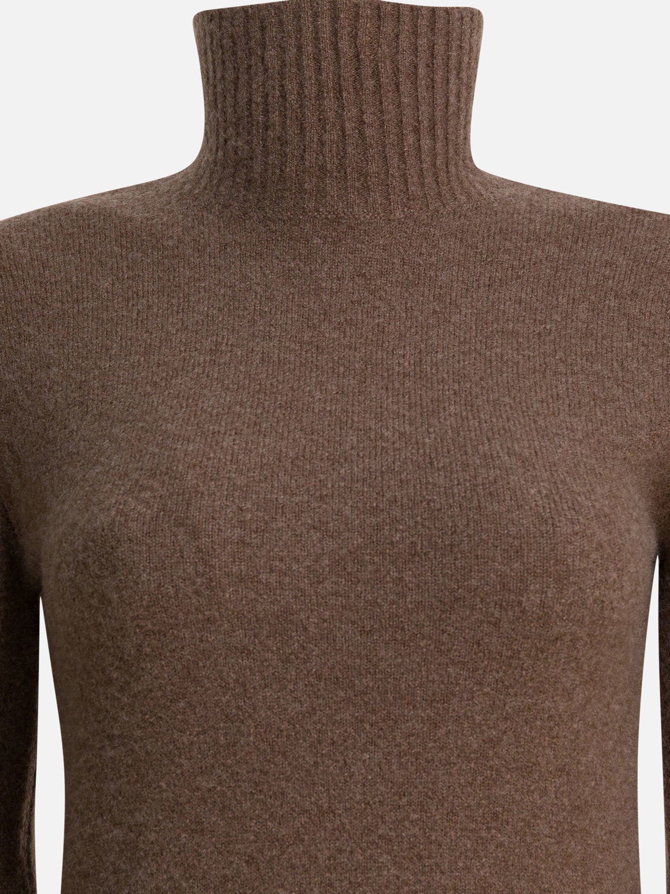 Mini dresses Solid colour  Brown - Max Mara Pure Women | PDP | VIETTI Online Store | thumbnail_3