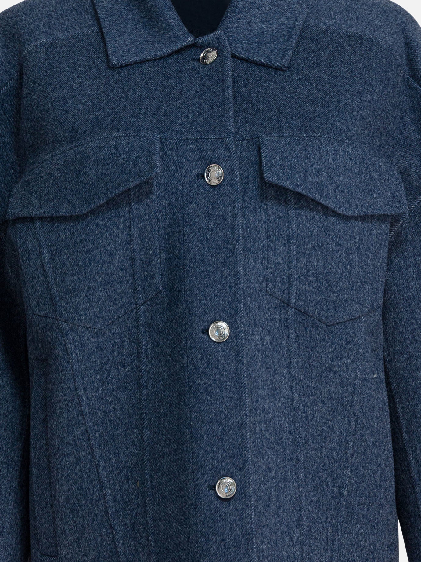 Overshirt jackets Solid colour  Blue - Max Mara Sportmax Women | PDP | VIETTI Online Store | Zoom-Modal_3
