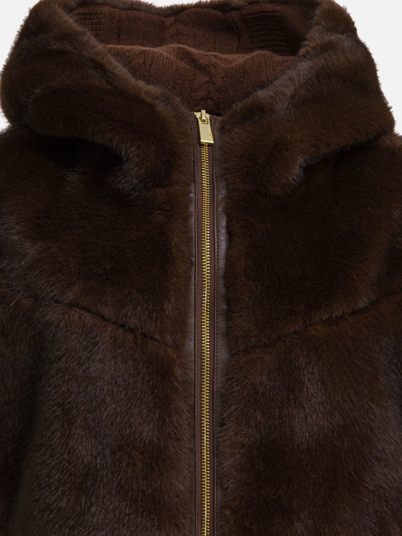 Vest jackets Solid colour  Brown - Max&Moi Women | PDP | VIETTI Online Store | Zoom-Modal_3
