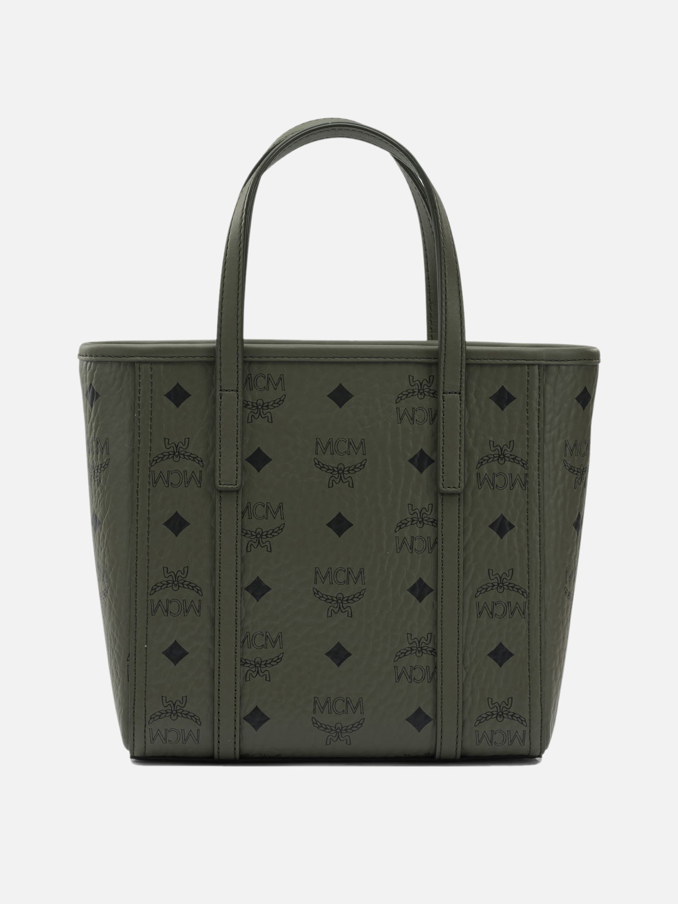 Mini bags 63% polyurethane 20% polyester 17% cotton  Green - Mcm Women | PDP | VIETTI Online Store | thumbnail_3