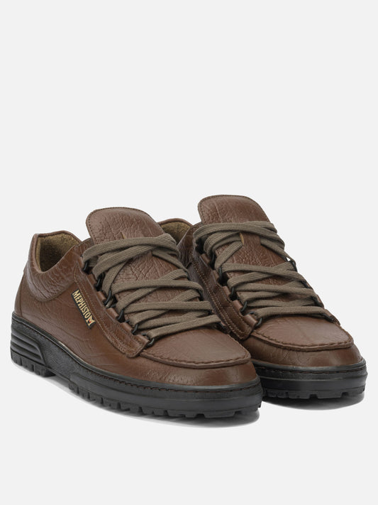Low top sneakers 100% leather - 100% fabric - 100% rubber  Brown - Mephisto Men | PLP | VIETTI Online Store | 2
