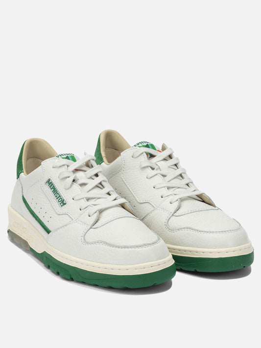 Low top sneakers 100% leather  White - Mephisto Men | VIETTI Online Store | 2
