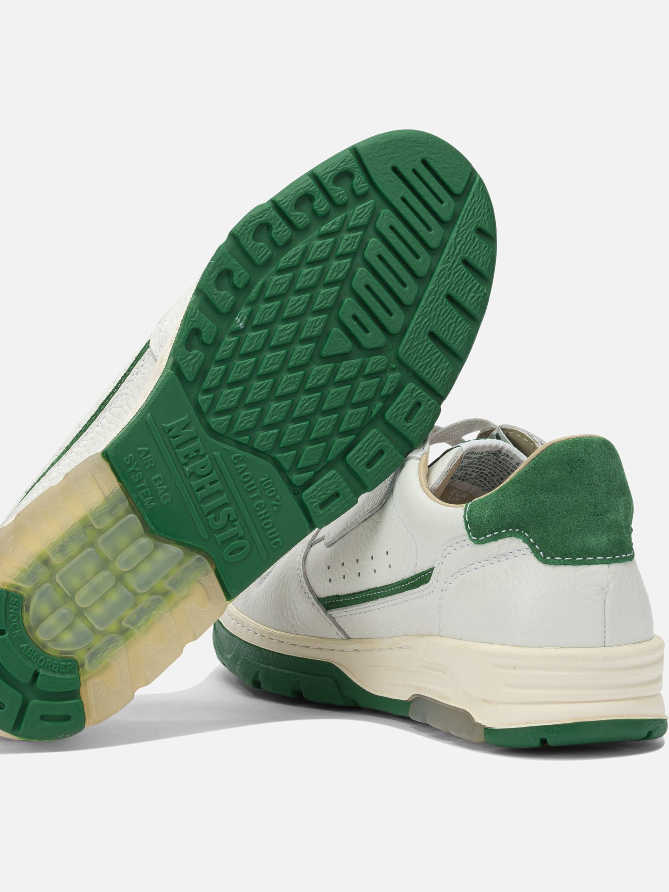 Low top sneakers 100% leather  White - Mephisto Men | PDP | VIETTI Online Store | Zoom-Modal_5
